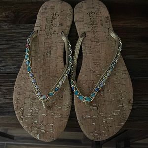 Lilly Pulitzer flip flops